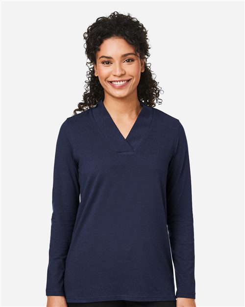 Women's Raleigh Shawl Collar Knit Top - 13272