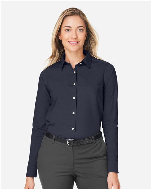 Women's CrownLux Performance® Spencer Poplin Dress Shirt - 13275