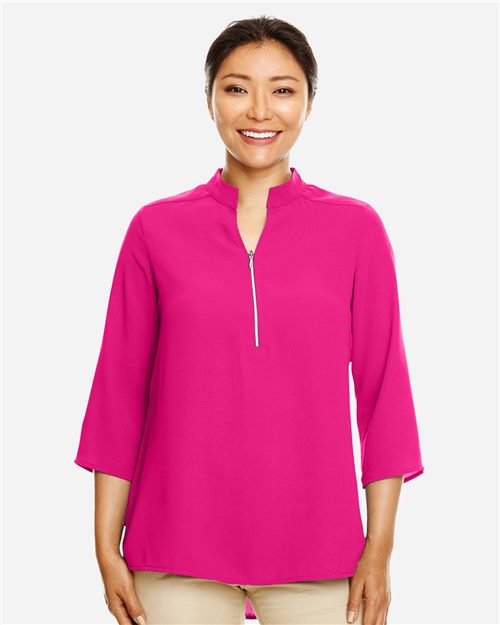 Women's Perfect Fit™  Three-Quarter Sleeve Crepe Tunic - 13306