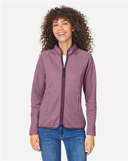 Women's Venture Heathered Stripe Full-Zip Jacket - 13355