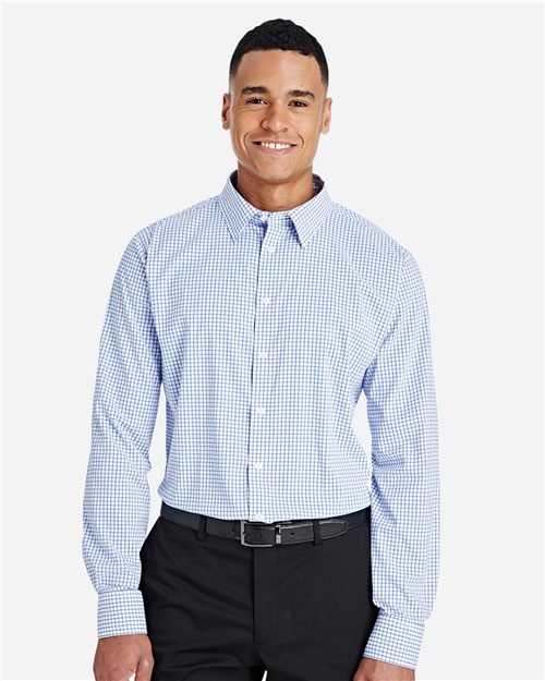 Men's CrownLux Performance® Micro Windowpane Woven Dress Shirt - 13381
