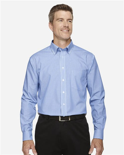 Men's Crown Collection® Banker Stripe Woven Dress Shirt - 13385