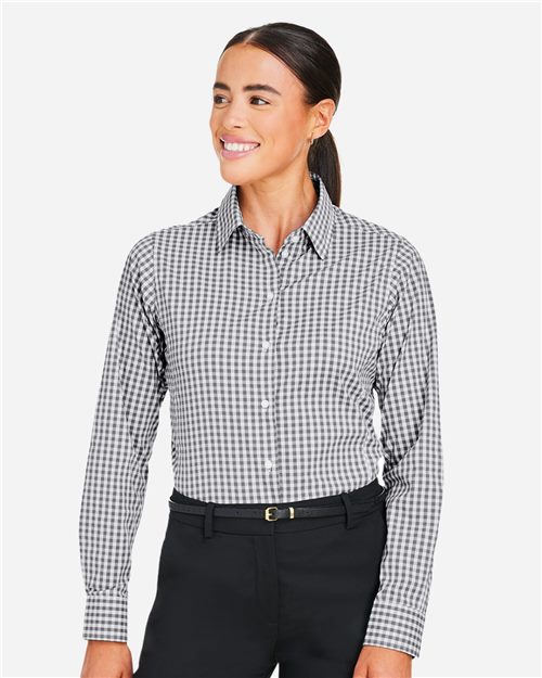 Women's CrownLux Performance® Gingham Dress Shirt - 13421