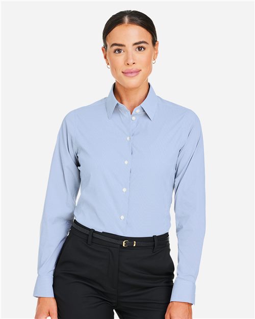 Women's CrownLux Performance® Microstripe Dress Shirt - 13423