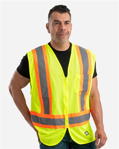Men's Hi-Vis Class 2 Multi-Color Vest - 13496