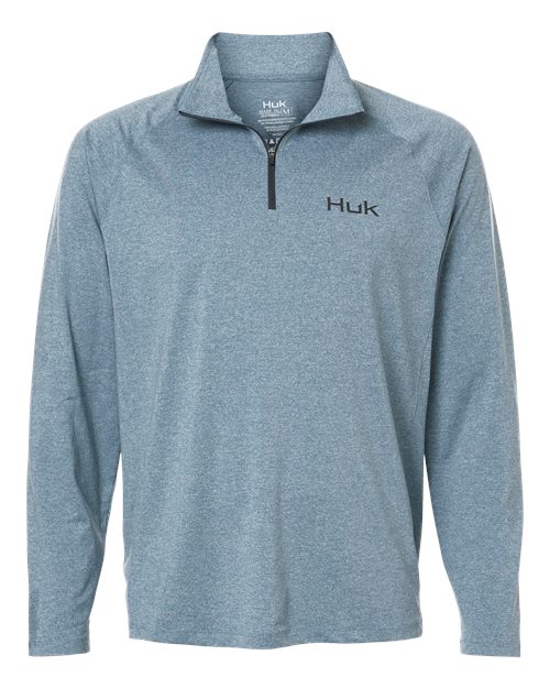 Men's Airweight Heather Quarter-Zip Pullover - 16208