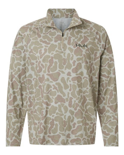 Men's Airweight KC Printed Quarter-Zip Pullover - 16212