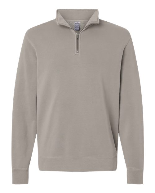 Unisex Pigment-Dyed Quarter-Zip Pullover - 16234