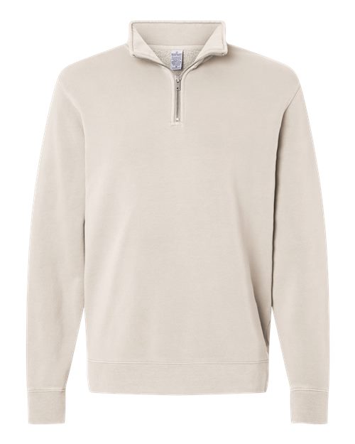 Unisex Pigment-Dyed Quarter-Zip Pullover - 16234