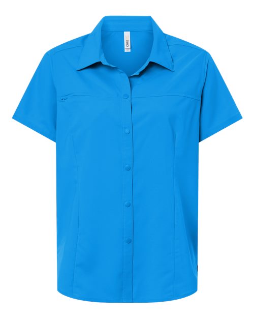 Women's UltraUVP Shoreline Short Sleeve Staff Shirt - 16375