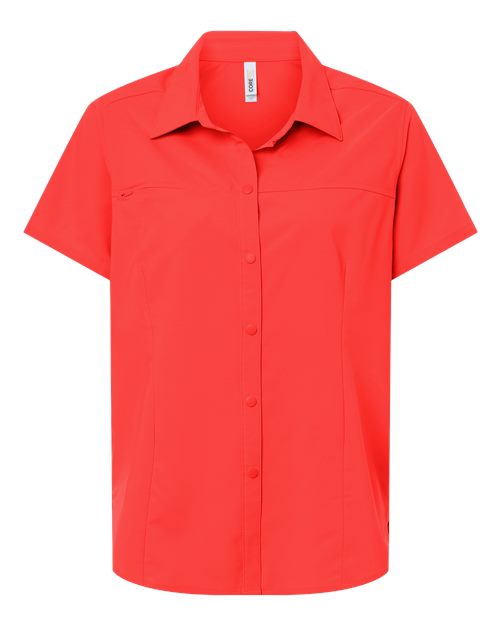Women's UltraUVP Shoreline Short Sleeve Staff Shirt - 16375