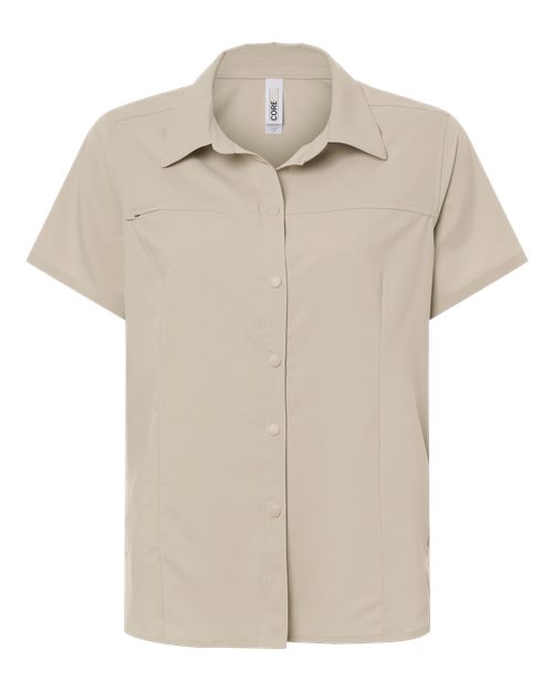 Women's UltraUVP Shoreline Short Sleeve Staff Shirt - 16375