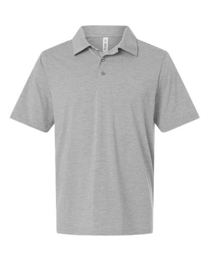 Men's Relay Heathered Stripe Polo - 16386