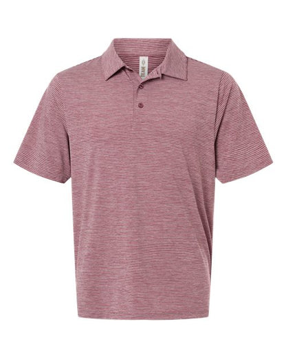 Men's Relay Heathered Stripe Polo - 16386