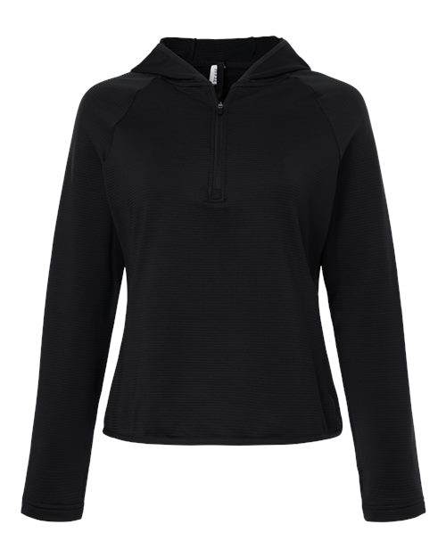 Women's Qualify Quarter-Zip Hooded Pullover - 16394
