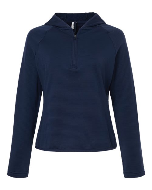 Women's Qualify Quarter-Zip Hooded Pullover - 16394