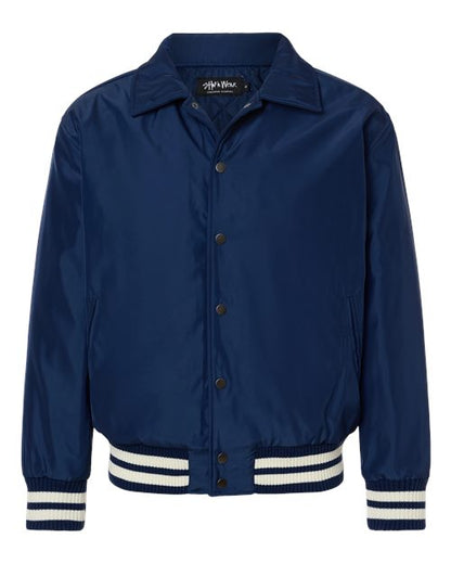 Unisex Collared Varsity Jacket - 16325