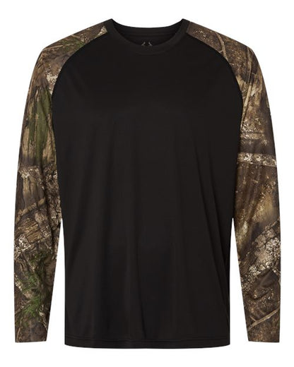 Unisex Realtree® Performance Colorblocked Long Sleeve T-Shirt - 16480