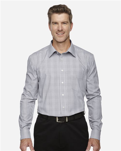 Men's Crown Collection® Glen Plaid Woven Dress Shirt - 13913