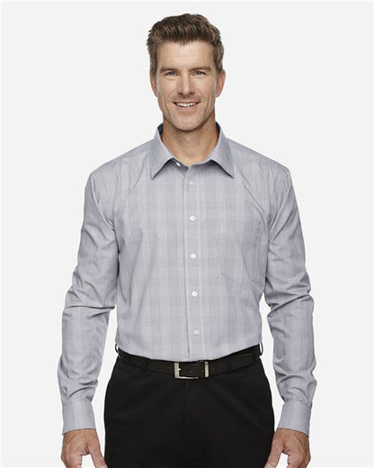 Men's Crown Collection® Glen Plaid Woven Dress Shirt - 13913