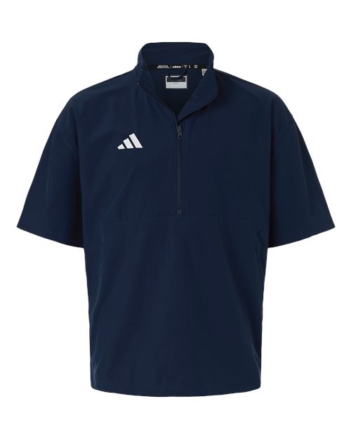 Men's Short Sleeve Quarter-Zip Pullover - 16755