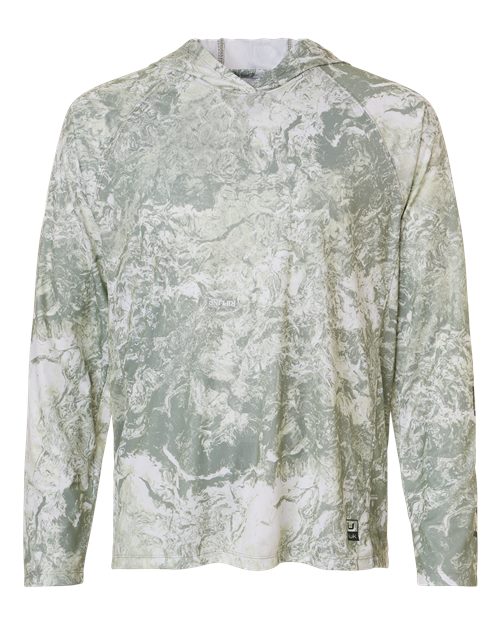 Men's Pursuit Mossy Oak Printed Hooded Long Sleeve T-Shirt - 16835