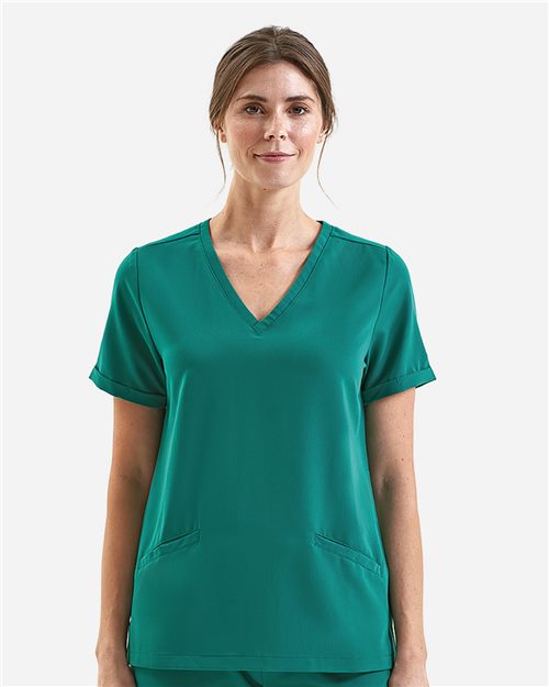 Women's Invincible V-Neck Stretch Scrub Top - 13999