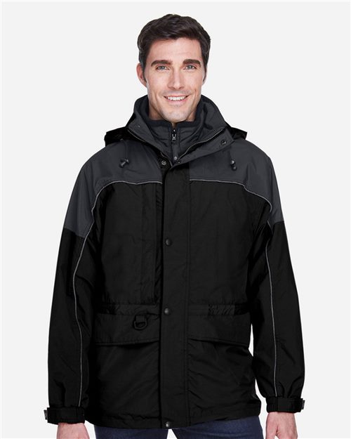 Men's 3-in-1 Two-Tone Parka - 14068
