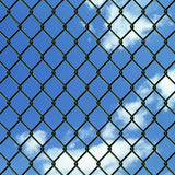 Chain Link Fence with Posts Spike Steel 2.6ftx82ft