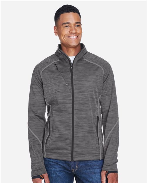 Men's Flux Mélange Bonded Fleece Jacket - 14085