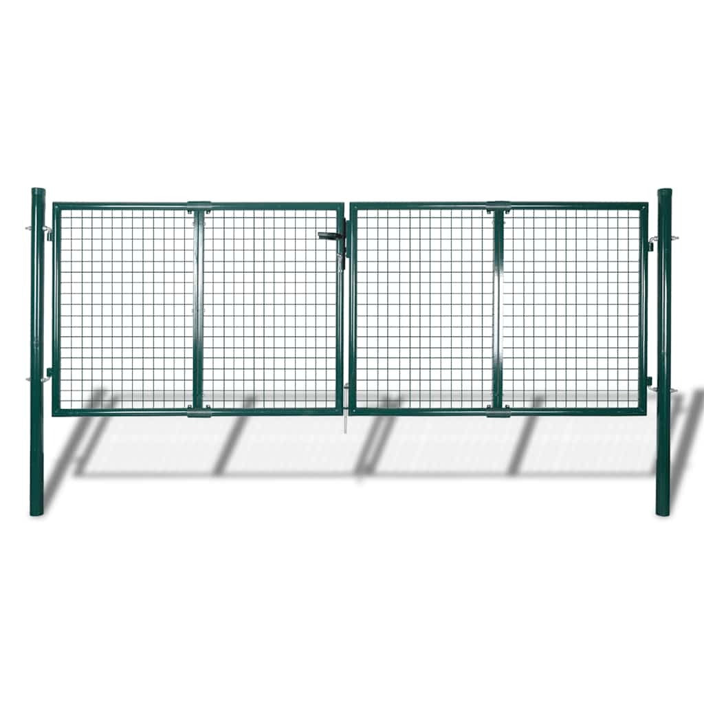 Garden Mesh Gate Fence Door Wall Grille 118.1x29.5