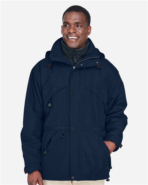 Men's 3-in-1 Parka with Dobby Trim - 14145