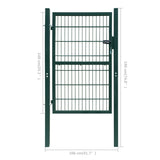 2D Fence Gate (Single) Green 39.4x55.1