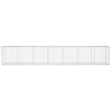 Gabion Wall with Cover Galvanized Steel 236.2"x19.7"x39.4