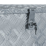 Aluminum Box 43.5"x15.2"x15.7" Silver