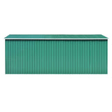 Garden Shed 101.2" x 192.5" x 71.3" Metal Green