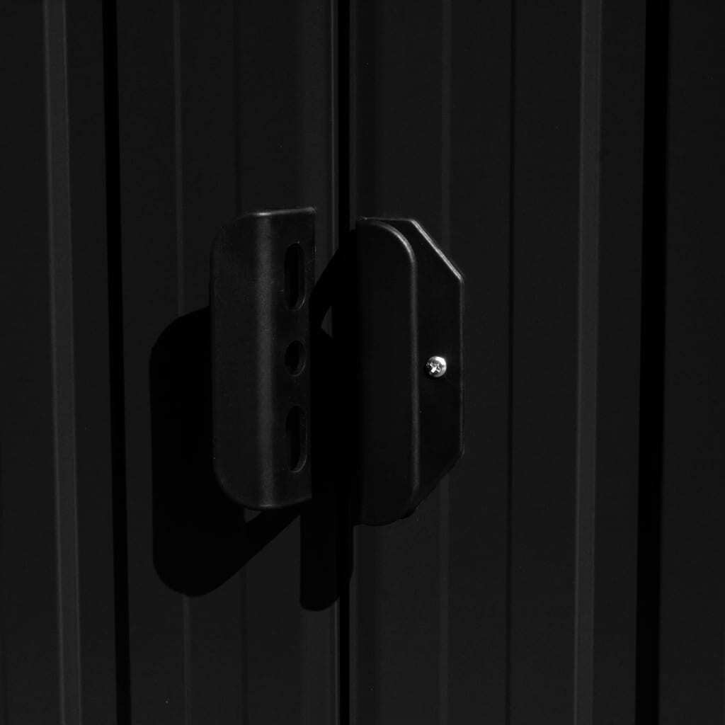 Garden Shed 101.2"x192.5"x71.3" Metal Anthracite
