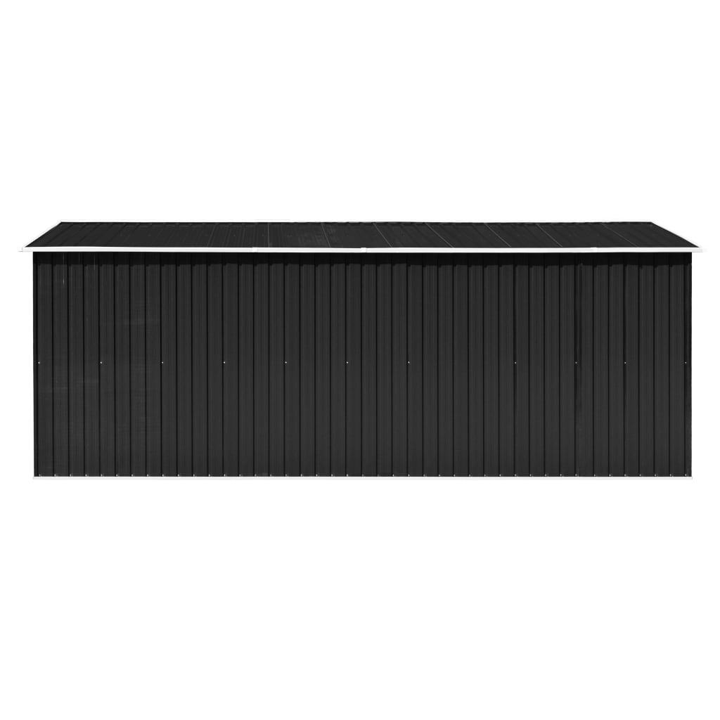 Garden Shed 101.2"x192.5"x71.3" Metal Anthracite