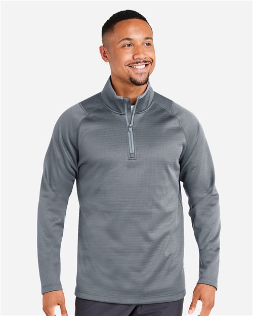 Men's Waffle Fleece Quarter-Zip Pullover - 14340