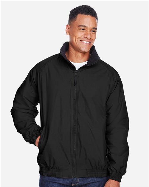 Unisex Fleece Lined Nylon Jacket - 14352