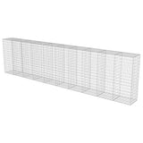 Gabion Wall with Covers Galvanized Steel 236"x19.7"x59
