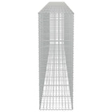 Gabion Wall with Covers Galvanized Steel 236"x19.7"x59