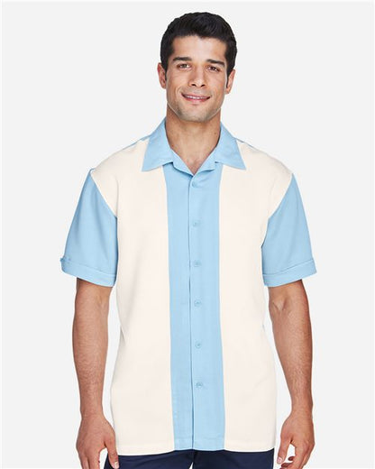 Men's Two-Tone Camp Shirt - 14440