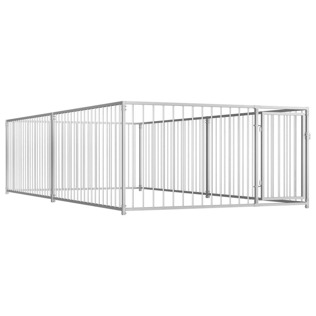 Outdoor Dog Kennel 78.7"x157.5"x39.4