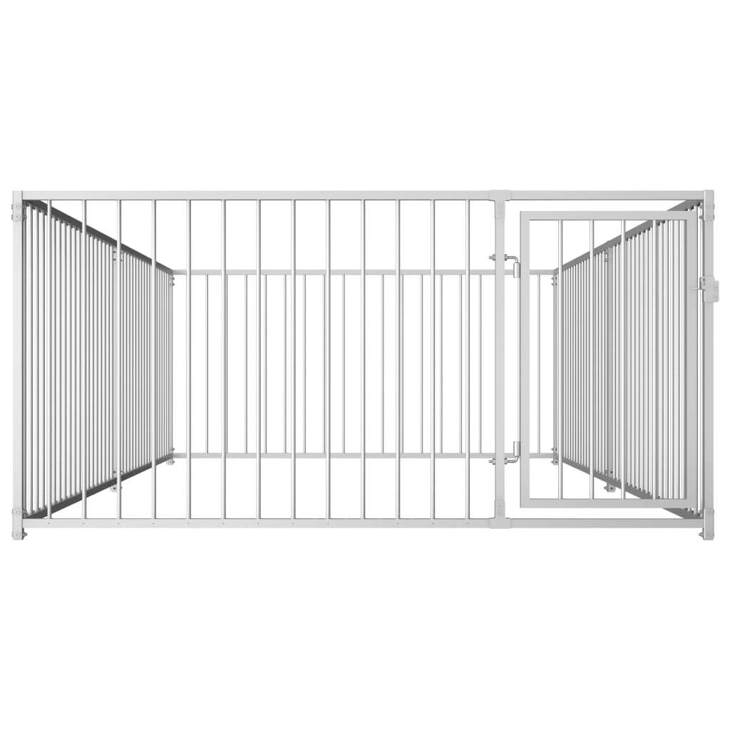 Outdoor Dog Kennel 78.7"x157.5"x39.4