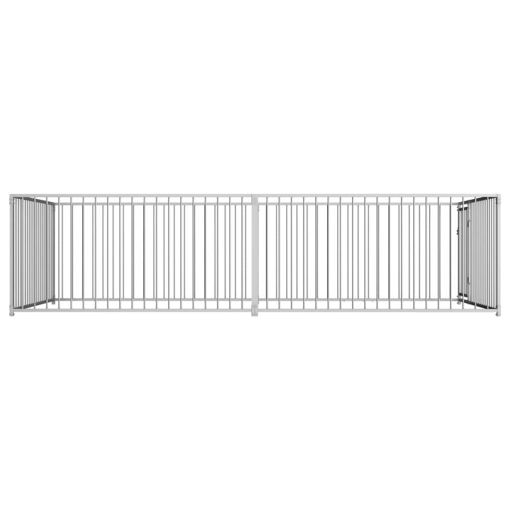 Outdoor Dog Kennel 78.7"x157.5"x39.4