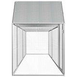 Chicken Coop 16.4'x3.3'x4.9'Galvanized Steel