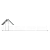 Chicken Coop 26.2'x6.6'x6.6'Galvanized Steel