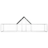 Chicken Coop 19.7'x6.6'x6.6'Galvanized Steel