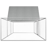 Chicken Coop 19.7'x6.6'x6.6'Galvanized Steel